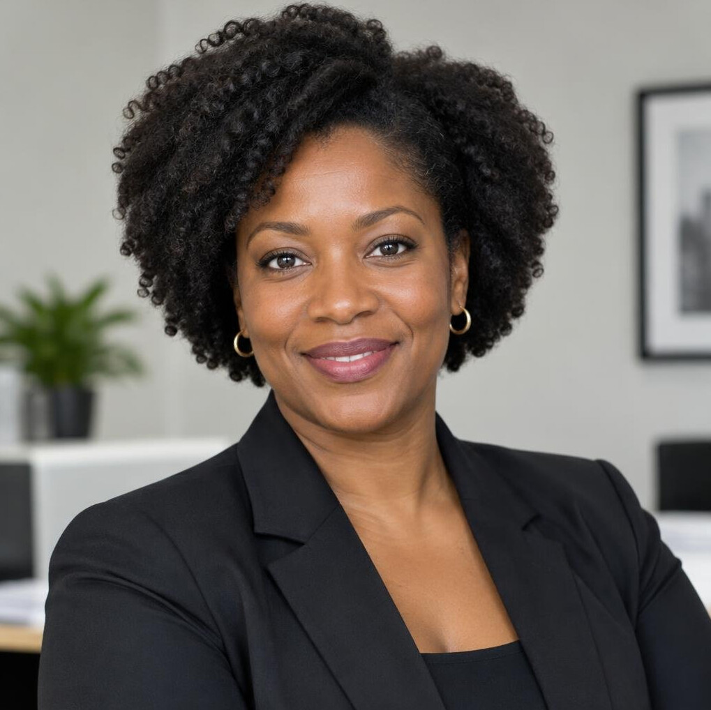 Portrait of a confident woman in a blazer