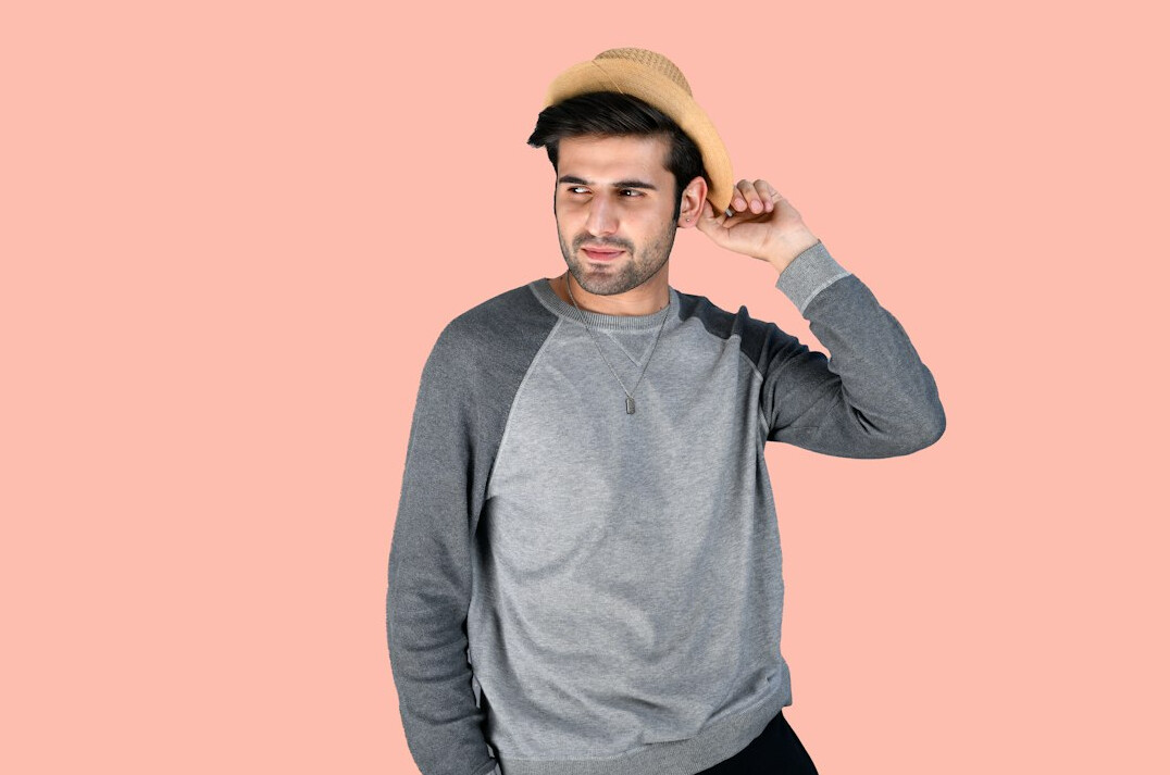 Portrait of a young man with a friendly expression